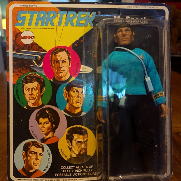 Star Trek Mr. Spock Action Figure by EGO - Blue and Black - Picture 1 of 6